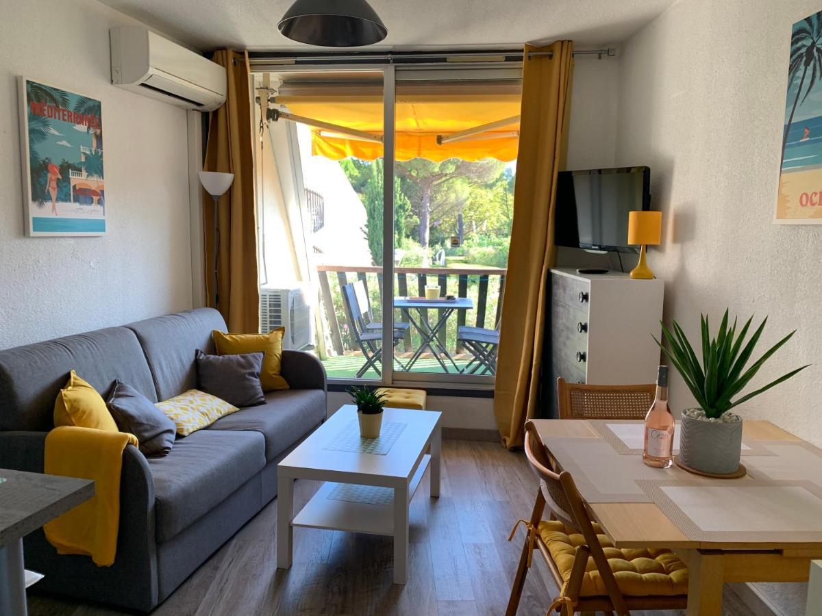 Super Appart ! Terrasse, Clim, Parking, 2Min Plage. Ла Гранде-Моте Екстериор снимка